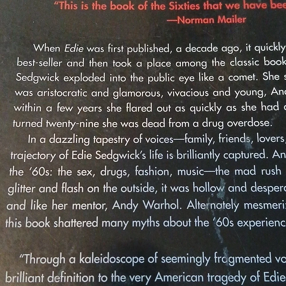 Edie: American Girl Paperback –1982 English edition  by Jean Stein/ George P